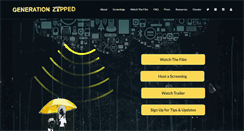 Desktop Screenshot of generationzapped.com